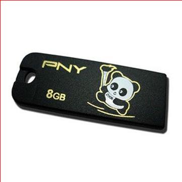 รับทำ PNY Panda Black USB Flash Drive ราคาโรงงาน รับทำโลโก้ สวยๆ
