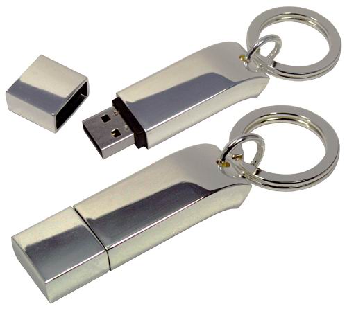 รับผลิต Metal Key Ring Design Flash Drive และขายส่งแฟลชไดร์ฟโลหะ