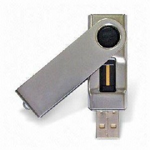 สั่งผลิต Fingerprint USB Flash Drive แฟลชไดร์ฟที่มาพร้อมกับระบบสแกนลายนิ้วมือ