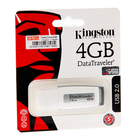 Kingston DataTraveler G3 (Generation 3) USB Flash Drive  Ҥ 3