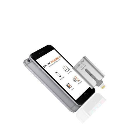 Ѻ OTG Flash Drive Duo-Link 3.0 Ѻ iPhone  iPad ҡ PNY 64GB