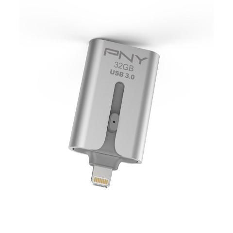 On-The-Go Flash Drive Duo-Link 3.0 Ѻ iPhone and iPad ҡ PNY