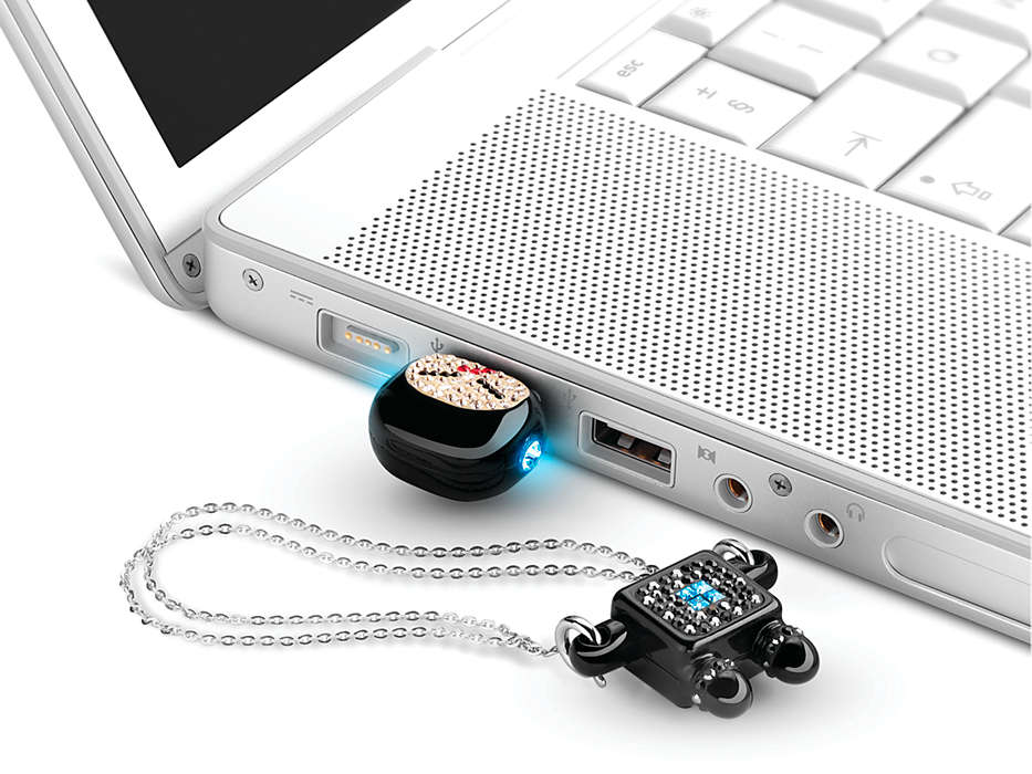 ѺԵ Ū쿡ٹ Դʵ Robot Crystal USB Memory Key 2GB