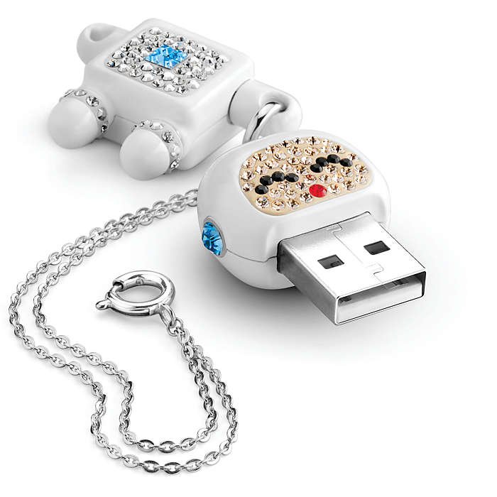 Ѻ Ū¹ Դʵ Robot Crystal USB Memory Key