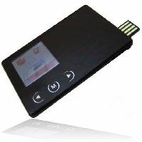 รับผลิต MP3 Card USB Flash Drive เครื่องเล่นเพลงภายในตัว มีปุ่มกดพร้อมจอภาพ