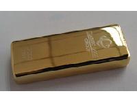 แฟลไดร์ฟ รูปทองคำแท่ง พร้อมสลักชื่อ ติดโลโก้ ดูสวยงามมาก - สินค้าขายดี