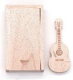สั่งทำ ออกแบบ Wood USB รุ่น Guitar ไม้ ที่มีรูปแบบและรูปทรงเครื่องดนตรี