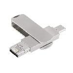 รับทำ Type-C 3in1 USB-Flash-drive ขายส่ง ที่เก็บข้อมูลไอแพด แท้ 8gb